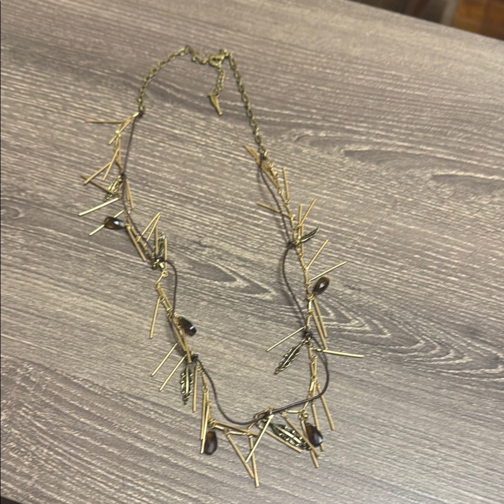 Chloe + Isabel Gold and Black Geometric Necklace